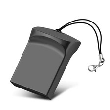 Mini Metal USB Flash Drive 4/8/16/32/64 GB Ultra Fit Memory Stick with Keychain picture