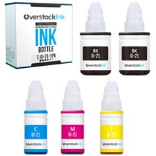 5Pack Compatible OSI Canon GI-21 Printer Ink Bottles for Canon PIXMA G1220 G2260 picture