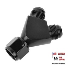 10AN Female to 10AN 10AN Male Flare Fitting, Y Block Union Splitter 3×10AN picture