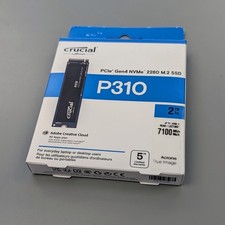Micron Crucial 2TB P310 NVMe SSD Gen 4 2280 - New Sealed picture