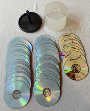 Lot 54 Blank Discs 47 TDK DVD+R 4.7GB & 7 CompUSA CD-R 700MB w/ Spindle picture
