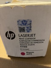 OEM HP CC533AC Magenta Cartridge Genuine New Sealed Box CC533A picture