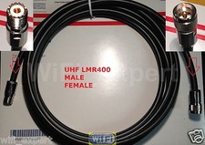 TIMES® 10FT LMR400 Coax Cable UHF Jumper PL-259 SO-239 Antenna Line PL259 SO239 picture