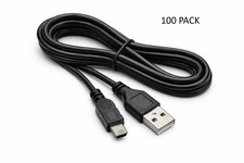 2 ft Mini USB 2.0 Cable A to Mini B - Lot of 100 (/RT6-24640-2FT-100PK-NIB) picture