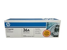 Genuine HP 36A CB436A Black Toner Print Cartridge LaserJet OEM NEW picture