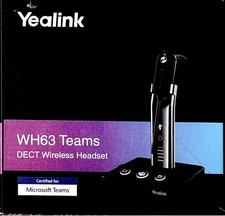 Yealink WH63 DECT Wireless Headset – Microsoft Teams Certified – NEW SEALED picture