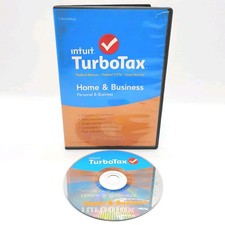 TurboTax Home & Business 2015 Win PC/Mac CD, Federal & State Returns Fast Ship picture