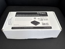 StarTech MCM1110SFP Gigabit Ethernet Fiber Media Converter - NEW picture