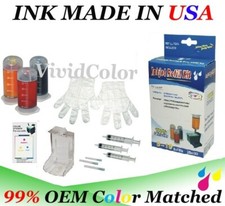 VC premium Color Ink Refill Kit  for HP 667/662/680/65/67/901/300XL Cartridges picture
