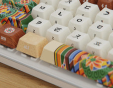 C.E.dot “Dancheong” White PBT Keycap Set – Compatible with mechanical keyboards picture