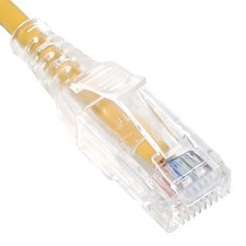ICC Patch cord cat 6 slim clear sr 5ft yl TDICC-ICPCSH05YL Patchcords picture