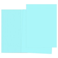 Light Blue Color Copy Paper 100 Sheets 11.7x8.3
