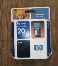 HP 20 Genuine Original Black Inkjet Print Cartridge Compatible For HP picture