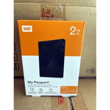 *New* Western Digital WDBYVG0020BBK-WESN, 2TB, 2.5 Portable HDD