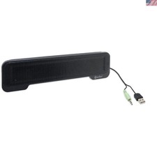 USB Powered 3.5mm Audio Laptop Speaker CL- Clip-On Soundbar - Portable Compac... picture