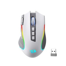 Redragon M612 PRO Wireless RGB Gaming Mouse 8000 DPI White picture