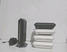 Lot of 5 Mixed Network Devices – 4 Access Points & 1 Cable Modem Router – Used picture