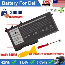 ✅LOT 1-100 3DDDG Laptop Battery for Dell Latitude E5280 5290 5480 5580 5590 5591 picture