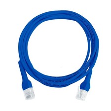Skyline Cat6a Ethernet Patch Cable 6 foot | Blue | Bendable Slim, 8 Pack picture