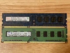 Gently Used Samsung Hynix 6GB Memory Kit, PC3-10600U Desktop Ram picture