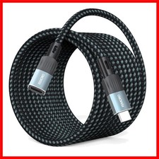 Versatile 20 Ft USB-C Extension Cable - Power Delivery & 4K Video Display picture