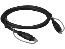 25ft Digital Toslink Optical Cable, Molded Type, Male to Male, Black picture