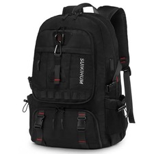 Travel Backpack 35L TSA Approved Carry on Backpack with Shoe Standard Black picture