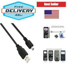 ienza USB Charger Cable for Texas Instruments TI-84 Plus CE Graphing Calculator picture