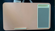 LapGear Home Office Lap Desk Blush Pink Cushioned Mouse Pad Phone Holder picture