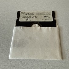 Chuck Yeager Advanced Flight Simulator P11 Video Game on 5.25