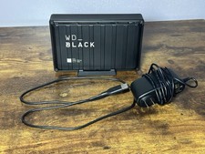 WD_BLACK D10 Game Drive 8TB Desktop External HDD USB 3.0 Charging Hub Black picture