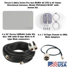 MIMO 4x4 Panel External Antenna Kit for 4G LTE/5G Hotspots & Routers (Full kit) picture