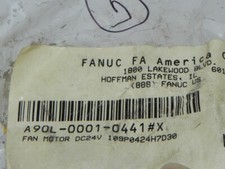 SANYO A90L-0001-0441#X  FAN MOTOR DC24V SAN ACE 40 109PO424H7D30 Fanuc Equipment picture