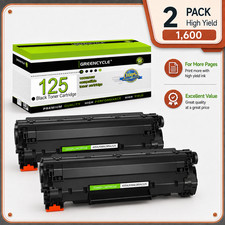 2 Pack 125 Toner Cartridge Fit Canon 125 ImageClass MF3010 LBP6000 LBP6030w picture