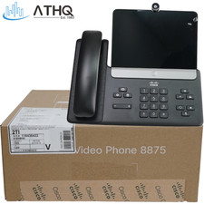 Cisco CP-8875-K9 Video Phone 8875 IP Desk Phone Bluetooth Wi-Fi 2 Year Warranty picture