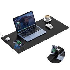 TopMade 4in1 Mouse Pad with 15W Wireless Charging, Foldable Phone Holder, 31.... picture