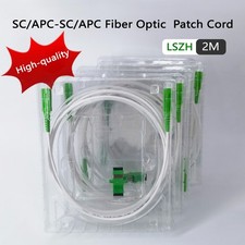 2/3/5/10pcs Fiber Optic Patch Cord G657A2 LSZH 2M SC/APC-SC/APC Simplex picture
