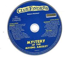 CLUEFINDERS CD MYSTERY OF THE MISSING AMULET PAPER SLEEVE PC/MAC  1999 picture