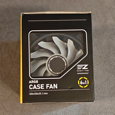 EZDIY-FAB ARGB 120mm Case Fan 6-in-1 Kit Black 120x120x25mm 5V picture