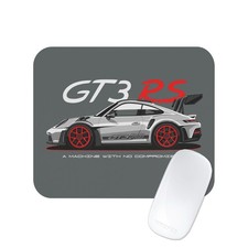 GT3 RS Mouse Pad Gift for Nurburgring Track Record Sports Car Fan 9x8