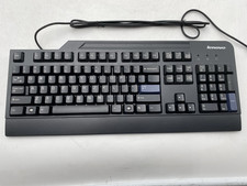 LOT OF 3 Lenovo KU-0225 Preferred Pro USB Wired Keyboard Raven Black picture