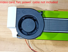 Nvidia Tesla P40 P100 V100 K80 M40 Blower Fan Adapter Kit Shroud, Bolts, Wrench picture