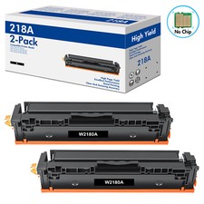 2PK 218A W2180A Toner Cartridge for HP Pro 3201dw MFP 3301fdw 3301sdw, No Chip picture