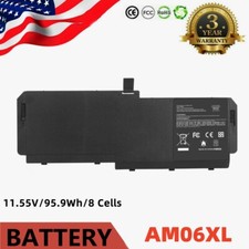 95.9Wh AM06XL Battery for HP ZBook 17 G5 Series L07350-1C1 HSTNN-IB8G L07044-855 picture