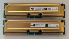 Hyundai HYMR16416H-653 2x128MB 256MB RAMBUS RDRAM RIMM PC600-53 picture