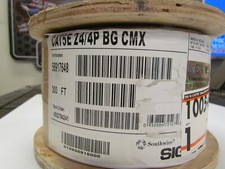 Cat5e 300FT Shielded 24/4 BG CMX Ethernet Cable 24AWG SOUTHWIRE SIGNAL picture