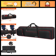Soft 88 Key Keyboard Case with Adjustable Padded Shoulder Straps - Travel Bag picture