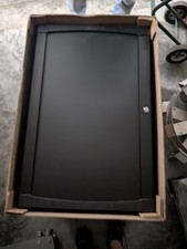Chatsworth CPI CUBE-iT 11840-736 18U Wall Mount Cabinet Solid Door Black NEW picture