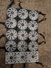 Lot of 15 Corsair LL120 RGB 120mm Fans picture