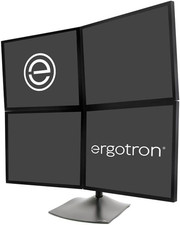 Ergotron – DS100 Quad Monitor Stand for Desk, Four Monitor VESA Mount – for 4 Mo picture